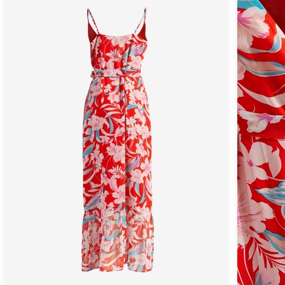 Wrap Maxi Dress, Size Large - Picture 3 of 11